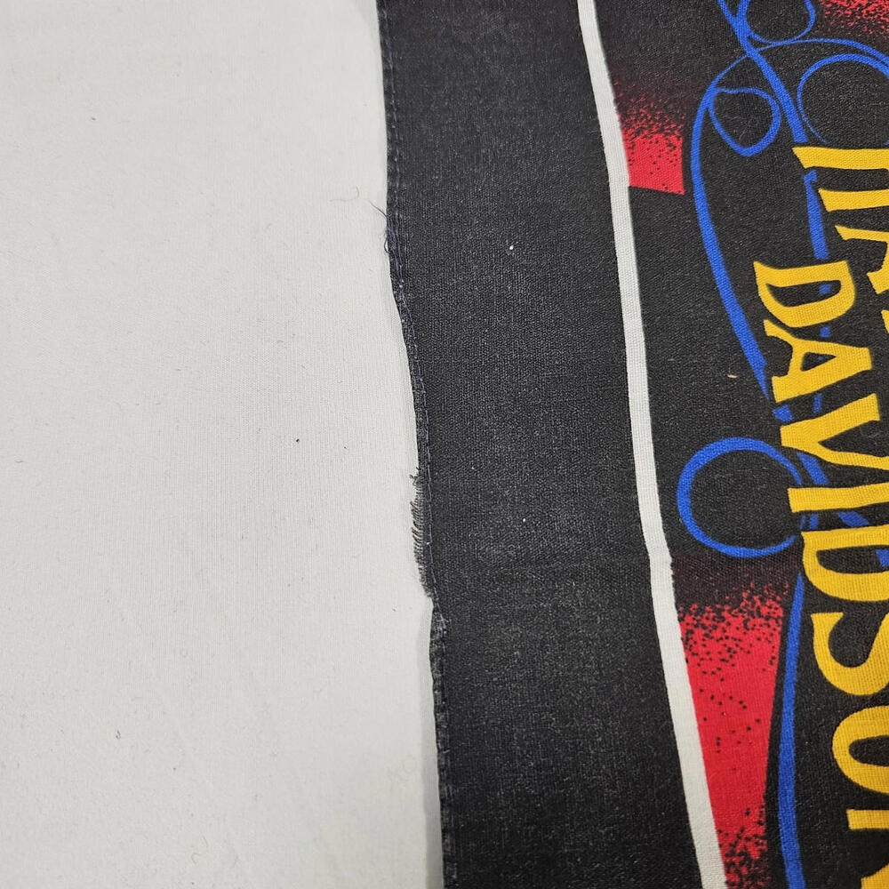 Vintage HARLEY DAVIDSON BANDANA "America Legend" MADE IN U.S.A. Black. - Picture 3 of 8
